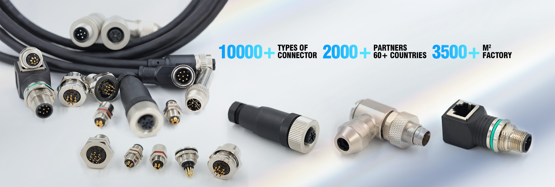 คุณภาพ M5 M8 M9 M12 M16 M23 Connectors โรงงาน
