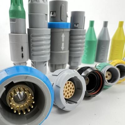 ราคาดี RoHs Sterilized Push Pull Medical Connectors For ECG Monitor ออนไลน์