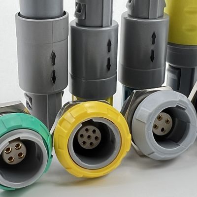 ราคาดี ISO9001 Fastest Quick Circular Plastic Connectors For Medical Equipment ออนไลน์