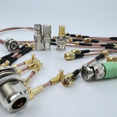 ราคาดี Bulkhead RF Coaxial Connector TNC BNC UHF N SMA SMB SSMA SSMB SMC SSMC Panel Mount ออนไลน์