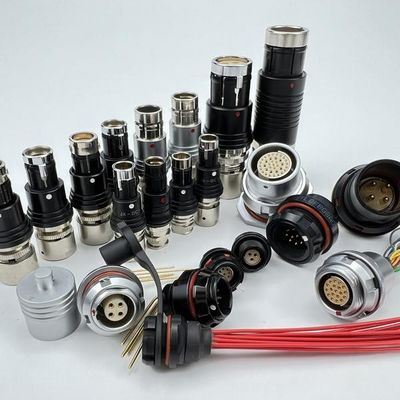 ราคาดี Panel Mount Circular Waterproof IP68 Electrical Connectors 500 Mating Cycles ออนไลน์
