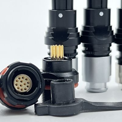ราคาดี UL Certified Industrial Electrical Circular Push Pull Connectors SF6 5000 Cycle ออนไลน์
