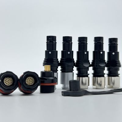ราคาดี Military MIL Electrical Push Pull Connector IP68 360 Degree EMC Shielding ออนไลน์